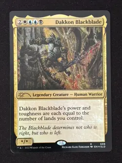 1x MTG Dakkon Blackblade (Foil) - Secret Lair Drop Series (SLD) #698 - Magic - Image 1