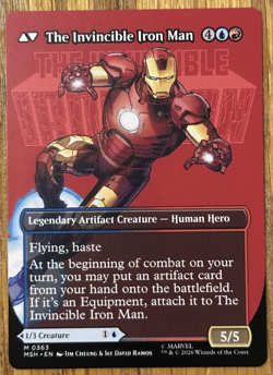 MTG Marvel Super Heroes, Tony Stark / The Invincible Iron Man 0363 - Borderless - Image 2