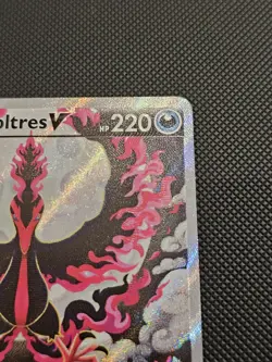 Pokemon TCG Galarian Moltres V 177/198 Chilling Reign Alt Art NM - Image 3