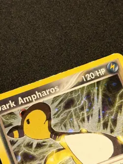 Dark Ampharos Pokemon EX Team Rocket Returns Holo Rare LP/NM - 2/109 - Image 2
