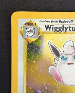 Wigglytuff Pokemon Base Set 2 19/130 Holo Rare Pokemon TCG WOTC LP - Image 2