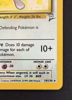 Wigglytuff Pokemon Base Set 2 19/130 Holo Rare Pokemon TCG WOTC LP - Image 4