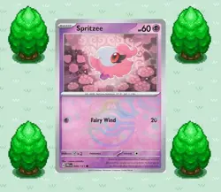 Pokemon - Spritzee (Master Ball Pattern) - 038/131 - SV: Prismatic Evolutions - Image 1
