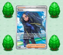 Pokemon - Geeta - 218/197 - SV03: Obsidian Flames - Holo - Ultra Rare - Image 1