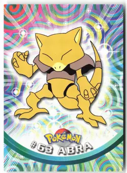 Topps #63 Abra Pokemon - Non-Holo - 13745 - Image 1