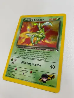 Pokemon Vintage Rocket’s Scyther 13/132 Gym Heroes Holo Rare W - Image 2