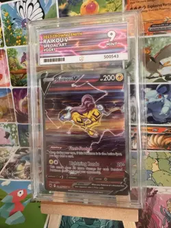 Pokemon TCG Raikou V GG41/GG70 Crown Zenith Sword & Shield ACE 9 Mint - Image 2