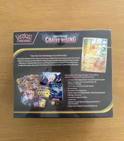 POKEMON CENTER CHAOS RISING ETB SEALED 🔥FAST SHIP✅ - MINI TEAR ON BOXES - Image 4