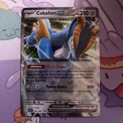 Cobalion ex 64/86 Double Rare Pokemon Chaos Rising ME04 NM - Image 1