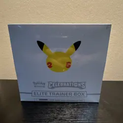 Pokemon TCG Celebrations Elite Trainer Box English 2021 25th Anniversary - Image 1