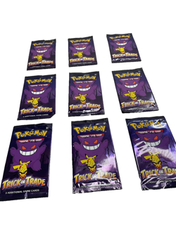 Pokemon 2022 Halloween Trick or Trade BOOster Lot Of 9 Packs! SEALED ONE OPENED - Image 1