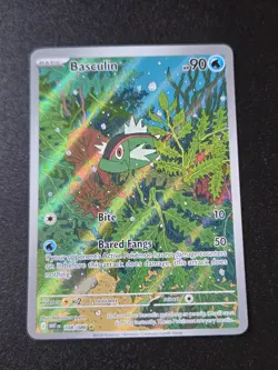 POKEMON - BASCULIN - 108/086 - ILLUSTRATION RARE - S&V WHITE FLARE - BRAND NEW - Image 1