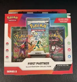 NEW Pokemon TCG First Partner Illustration Collection Series 2 3-Pack - Image 1