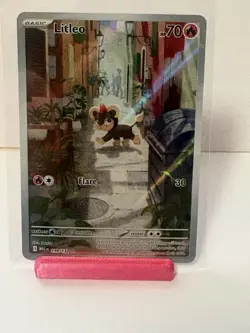 Litleo 139/132 Mega Evolution Illustration Rare Pokemon, Near Mint Condition - Image 1