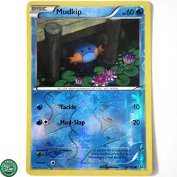 Pokemon TCG Mudkip 33/160 Reverse Holo Common XY Primal Clash LP Light Play - Image 1