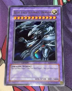 Yu-Gi-Oh! Blue-Eyes Ultimate Dragon - JMP-EN005 - Limited - Ultra Rare - DMG - Image 2