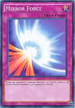 Yugioh - Mirror Force - Plus Free Holographic Card - Image 1