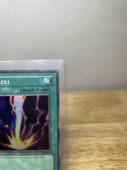 Yu-Gi-Oh! Raigeki Holo LOB-053 Rare Konami TCG Yugioh Card - Image 5