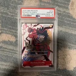 2025 ONE PIECE 3RD ANNIV TOURNAMENT 3 BROTHERS PACK #012 MONKEY D. LUFFY PSA 10 - Image 1