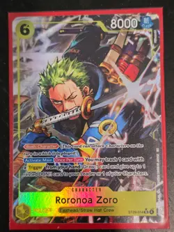 RORONOA ZORO - One Piece ST29-014 - FA Full Art SR Super Rare - Starter Egghead - Image 1