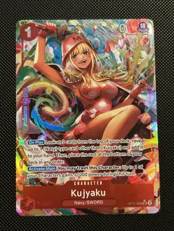 Kujyaku Alt Art OP11-004 SR A Fist of Divine Speed English One Piece TCG NM - Image 1
