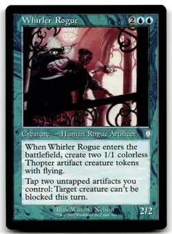 MTG Whirler Rogue (Retro Frame) U Commander: The Brothers' War 101 LP - Image 1