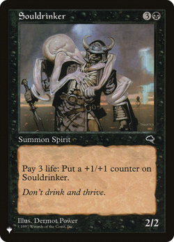 Souldrinker (REGULAR) x1 - MTG The List PLST #TMP-158 - Image 1