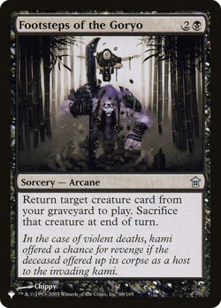 Footsteps of the Goryo (REGULAR) x1 - MTG The List PLST #SOK-68 - Image 1