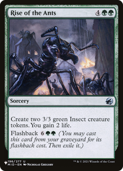 Rise of the Ants (REGULAR) x1 - MTG The List PLST #MID-196 - Image 1