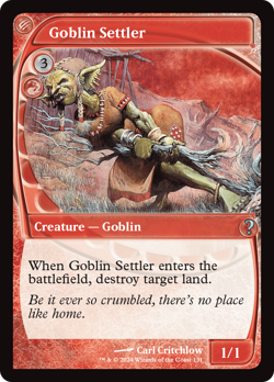 Goblin Settler (REGULAR) x1 - MTG Mystery Booster 2 MB2 #131 - Image 1