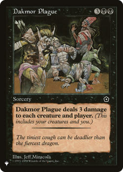 Dakmor Plague (REGULAR) x1 - MTG The List PLST #P02-69 - Image 1