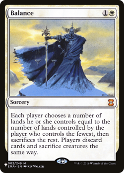 Balance (REGULAR) x1 - MTG The List PLST #EMA-2 - Image 1