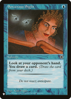 Sorcerous Sight (REGULAR) x1 - MTG The List PLST #POR-68 - Image 1