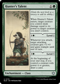 Hunter's Talent (REGULAR) x1 - MTG Bloomburrow BLB #179 - Image 1