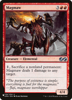 Magmaw (REGULAR) x1 - MTG The List PLST #UMA-138 - Image 1