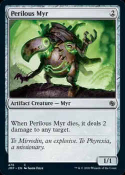 Perilous Myr - Light Play MTG Jumpstart - Image 1