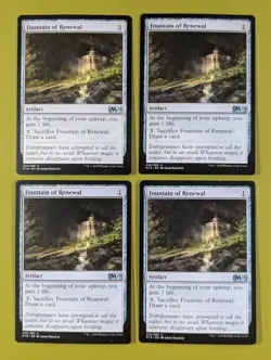 Fountain of Renewal x4 Core Set 2019 M19 4x MTG Magic the Gathering - Image 1
