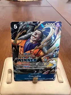 One Piece Winner Card Crocodile ST03-003 SR Foil - Image 1