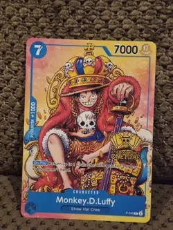 2024 One Piece 2nd Anniversary Tournament Participant Monkey D Luffy Promo P-043 - Image 1