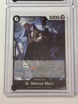 St. Marcus Mars OP13-091 Carrying On His Will 4 Foil Card Play Set Lot One Piece - Image 4