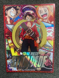 One Piece Collectable Trading Card Anime Movie STAMPEDE 1 Monkey D Luffy Card - Image 1