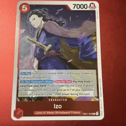 Izo One Piece Extra Booster Memorial Collection #EB01-002 Rare Foil ENGLISH - Image 1