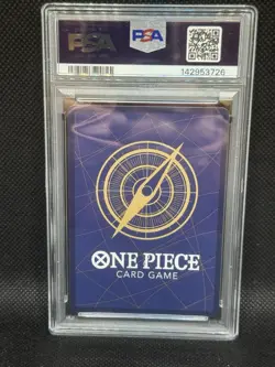 One Piece Dracule Mihawk PSA 10 Alternate Art OP12-030 Legacy of the Master Foil - Image 2