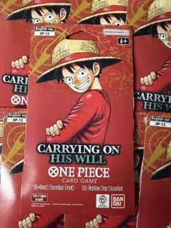 One Piece TCG: Carrying On His Will Sleeved Booster OP-13 English Lot Of 25 🔥 - Image 2