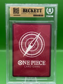 One Piece Monkey D. Luffy Super Pre Release ST01-001 Leader BGS 9.5 🔥 First Ed - Image 2