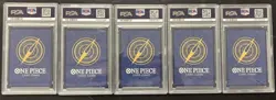 Lot (5) PSA 10 Five Elders Demon God Pack One Piece Sequential AA PSA 10 - Image 2