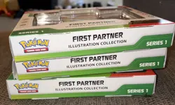3x First Partner Illustration Collection Series 1 Boxes: Pokemon - New & Sealed - Image 5