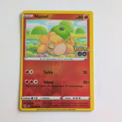 Pokemon TCG Numel Pokemon Go 013/078 PEELABLE DITTO Reverse Holo NM/Unpeeled - Image 1
