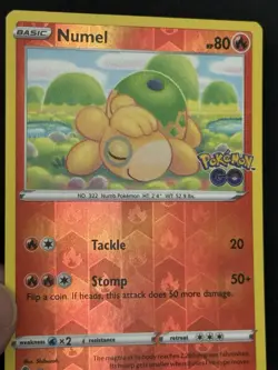 Pokemon TCG Numel Pokemon Go 013/078 PEELABLE DITTO Reverse Holo NM/Unpeeled - Image 3