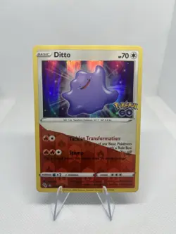 Pokemon TCG Pokemon GO Numel Reverse Holo Peelable Ditto 013/078 - Image 1